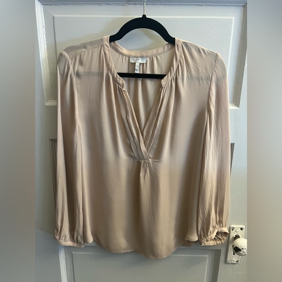 Joie beige silk blouse - Picture 2 of 2